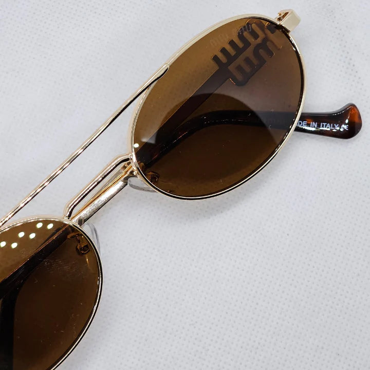 Miu Gold marron